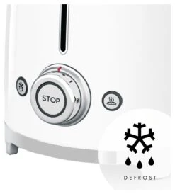 Smeg TSF02WHUK 50's Style Retro 4 Slice Toaster - White -Chic Household Items 3033438 R Z005A