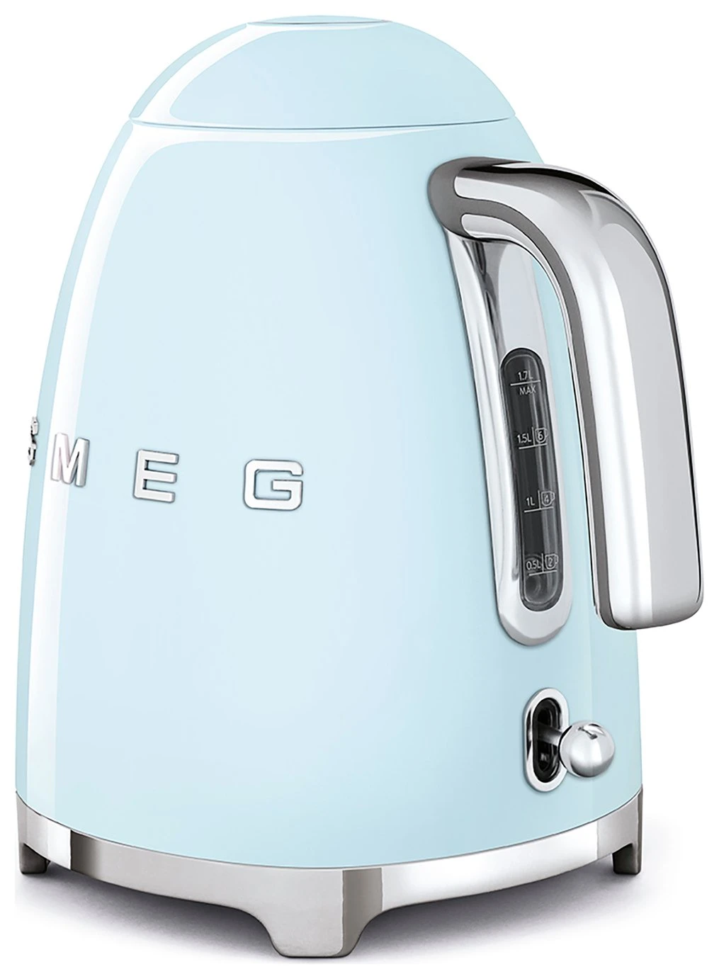 Smeg KLF03PBUK 50's Style Retro Kettle - Blue 3 Smeg KLF03PBUK 50's Style Retro Kettle - Blue - Image 3