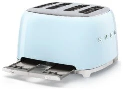 Smeg TSF03PBUK 50's Style Retro 4 Slice Toaster - Blue -Chic Household Items 3034004 R Z004A