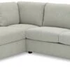 Habitat Florence Fabric Left Hand Corner Chaise Sofa - Cream