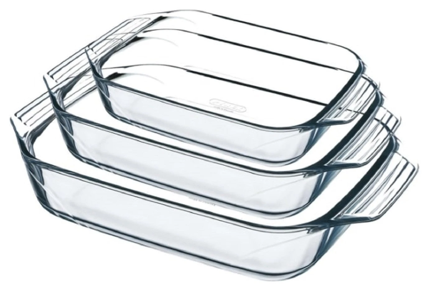 Pyrex Irresistible 3 Piece Glass Roaster Set 3 Pyrex Irresistible 3 Piece Glass Roaster Set - Image 3