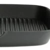Habitat 23cm Cast Iron Griddle Pan - Black