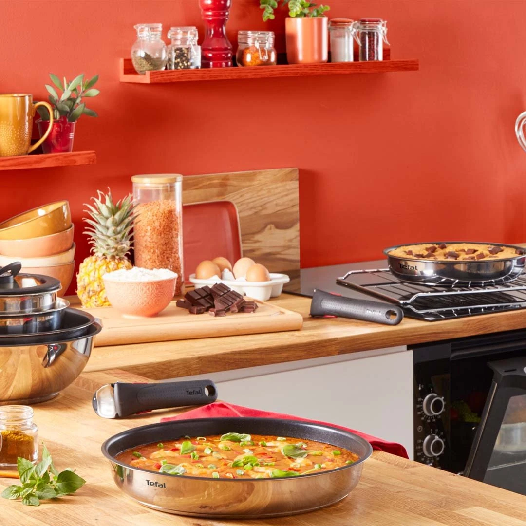 Tefal Ingenio Emotion 5 Piece Stainless Steel Pan Set 6 Tefal Ingenio Emotion 5 Piece Stainless Steel Pan Set - Image 6