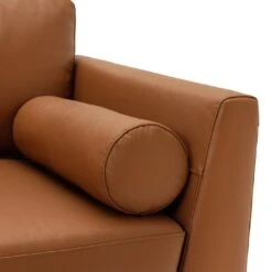 Habitat Jackson Leather Left Corner Chaise Sofa - Tan -Chic Household Items 3102486 R Z010A