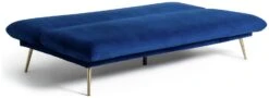 Habitat Matteo 2 Seater Velvet Clic Clac Sofa Bed - Blue 11 Habitat Matteo 2 Seater Velvet Clic Clac Sofa Bed - Blue -Chic Household Items 3152027 R Z003A