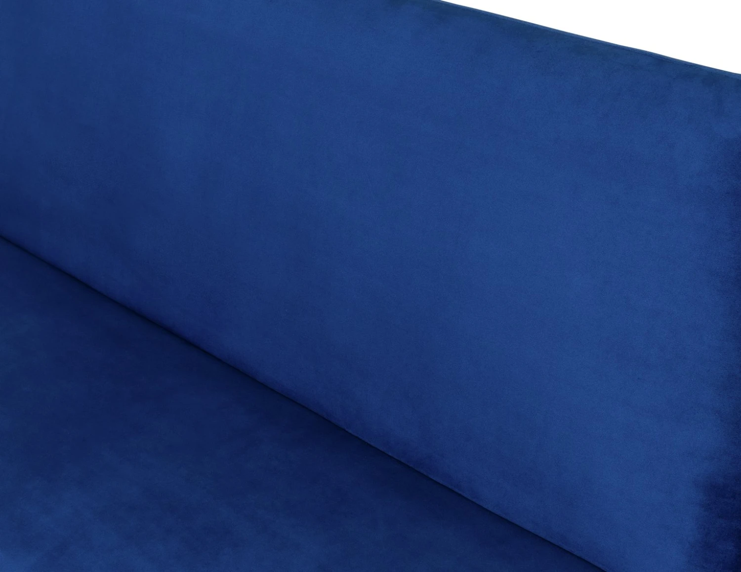 Habitat Matteo 2 Seater Velvet Clic Clac Sofa Bed - Blue 5 Habitat Matteo 2 Seater Velvet Clic Clac Sofa Bed - Blue - Image 5