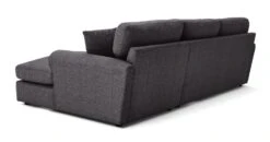 Habitat Lisbon Fabric Right Hand Corner Chaise Sofa-Charcoal -Chic Household Items 3154173 R Z004A