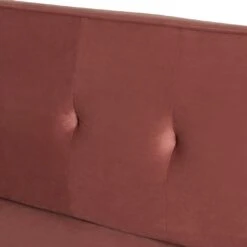 Habitat Odeon 2 Seater Velvet Clic Clac Sofa Bed - Pink -Chic Household Items 3188895 R Z005A