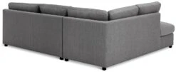 Habitat Florence Fabric Left Hand Corner Chaise Sofa - Grey -Chic Household Items 3200584 R Z004A