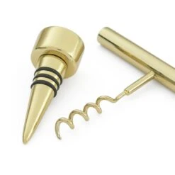 Habitat Gold Tone Corkscrew And Stopper Set -Chic Household Items 3206894 R Z002A