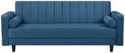 Habitat Preston Clic Clac Velvet Sofa Bed - Navy