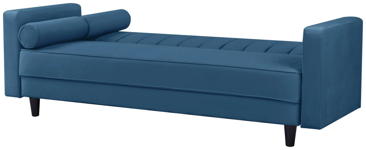 Habitat Preston Clic Clac Velvet Sofa Bed - Navy 6 Habitat Preston Clic Clac Velvet Sofa Bed - Navy - Image 6