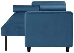 Habitat Preston Clic Clac Velvet Sofa Bed - Navy 25 Habitat Preston Clic Clac Velvet Sofa Bed - Navy -Chic Household Items 3249387 R Z004A