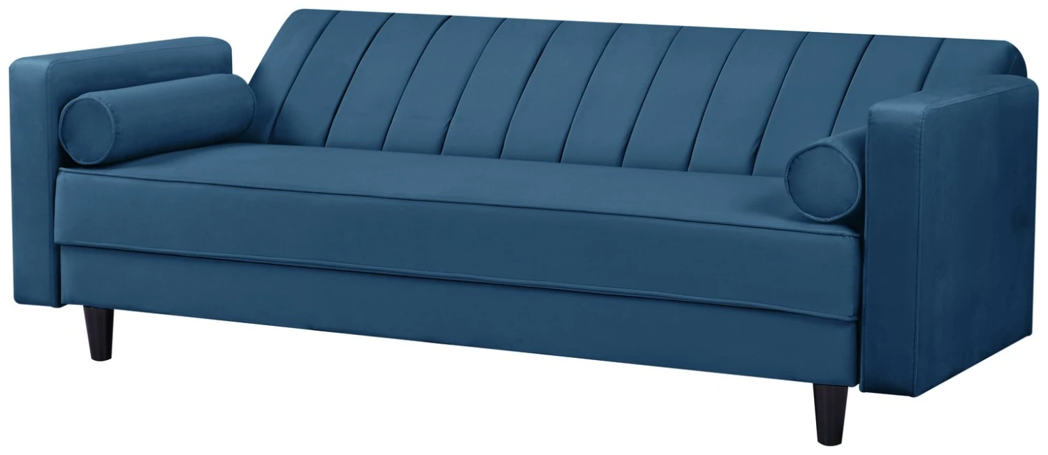Habitat Preston Clic Clac Velvet Sofa Bed - Navy 13 Habitat Preston Clic Clac Velvet Sofa Bed - Navy - Image 13