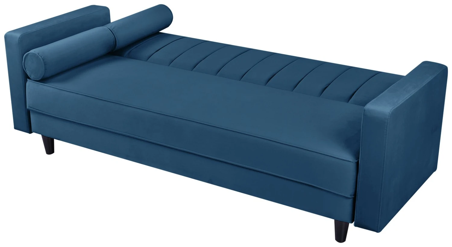Habitat Preston Clic Clac Velvet Sofa Bed - Navy 15 Habitat Preston Clic Clac Velvet Sofa Bed - Navy - Image 15
