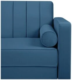 Habitat Preston Clic Clac Velvet Sofa Bed - Navy 34 Habitat Preston Clic Clac Velvet Sofa Bed - Navy -Chic Household Items 3249387 R Z013A