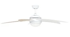 Habitat Manhattan Ceiling Fan - White -Chic Household Items 3262931 R Z002A