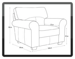 Habitat Salisbury Leather Armchair - Tan 11 Habitat Salisbury Leather Armchair - Tan -Chic Household Items 3314047 R E001