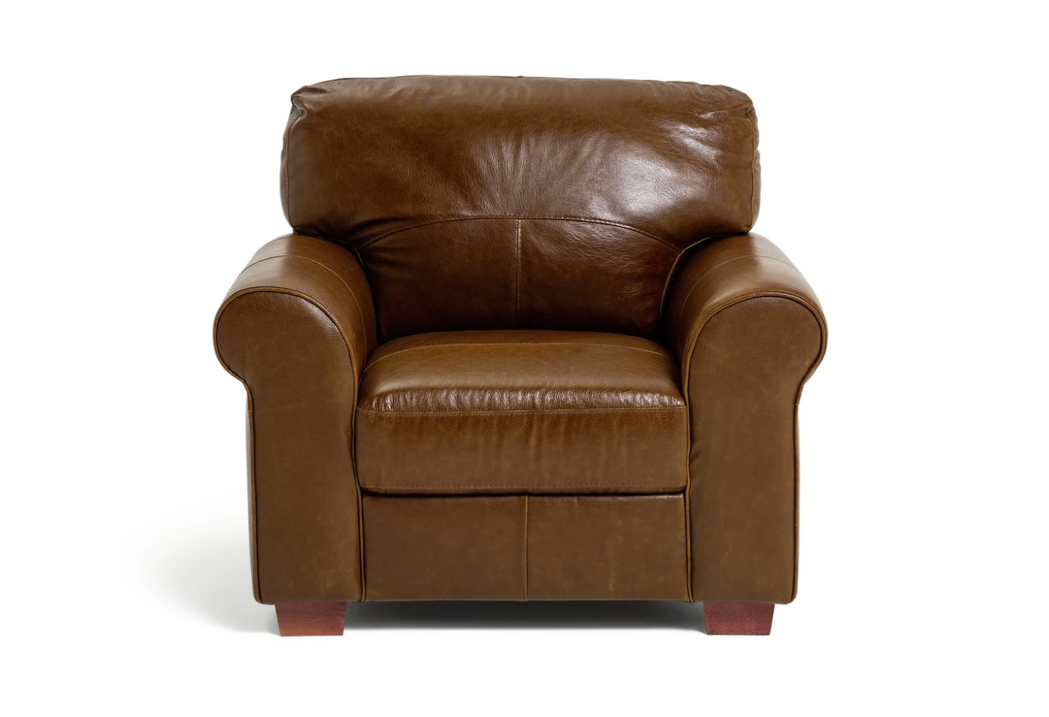 Habitat Salisbury Leather Armchair - Tan 1 Habitat Salisbury Leather Armchair - Tan