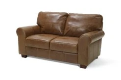 Habitat Salisbury Leather 2 Seater Sofa - Tan -Chic Household Items 3314951 R Z002A