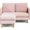 Habitat Remi Small Fabric 2 Seater Chaise Sofa In A Box-Pink