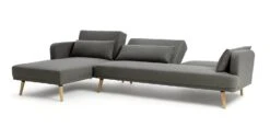 Habitat Andy Left Corner Fabric Clic Clac Sofa Bed - Grey 20 Habitat Andy Left Corner Fabric Clic Clac Sofa Bed - Grey -Chic Household Items 3361928 R Z005A
