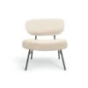 Habitat Cole Boucle Accent Chair - Cream