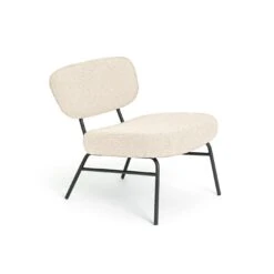 Habitat Cole Boucle Accent Chair - Cream 13 Habitat Cole Boucle Accent Chair - Cream -Chic Household Items 3415128 R Z004A