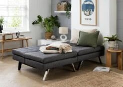 Habitat Duo 2 Seater Clic Clac Sofa Bed - Charcoal -Chic Household Items 3432022 R Z004C