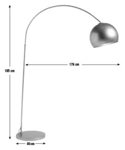 Habitat Wilderness Large Arc Floor Lamp -Chic Household Items 3447529 R E001