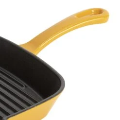 Habitat Global 23cm Cast Iron Griddle Pan - Yellow -Chic Household Items 3449682 R Z003A