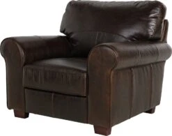 Habitat Salisbury Leather Armchair - Chocolate 14 Habitat Salisbury Leather Armchair - Chocolate -Chic Household Items 3598045 R Z002A