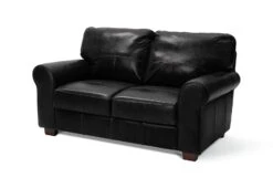 Habitat Salisbury Leather 2 Seater Sofa - Black -Chic Household Items 3609123 R Z002A