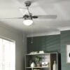 Habitat Ceiling Fan - Chrome & White