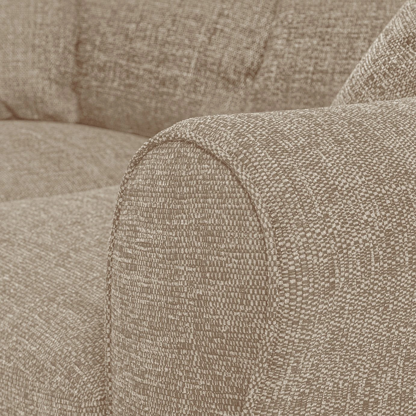 Habitat Lisbon Small Double Fabric Sofa Bed - Beige 9 Habitat Lisbon Small Double Fabric Sofa Bed - Beige - Image 9