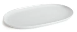 Habitat Riko Oval Porcelain Serving Platter - White -Chic Household Items 4039840 R Z003A