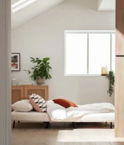 Habitat Roma Small Double Boucle Chairbed - Cream -Chic Household Items 4077981 R Z005A