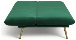 Habitat Matteo 2 Seater Velvet Sofa Bed - Green -Chic Household Items 4090487 R Z003A