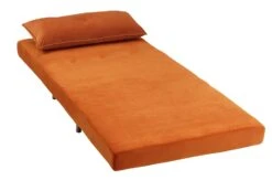 Habitat Roma Single Velvet Chairbed - Orange 12 Habitat Roma Single Velvet Chairbed - Orange -Chic Household Items 4165707 R Z002A