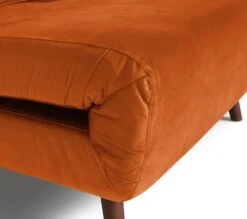 Habitat Roma Single Velvet Chairbed - Orange 15 Habitat Roma Single Velvet Chairbed - Orange -Chic Household Items 4165707 R Z005A