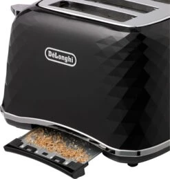 De'Longhi CTJ4003 Brillante 4 Slice Toaster - Black -Chic Household Items 4239970 R Z005A UC1015872
