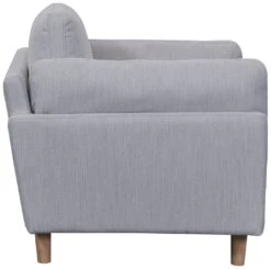 Habitat Salome Fabric Cuddle Chair - Light Grey -Chic Household Items 4333742 R Z004A