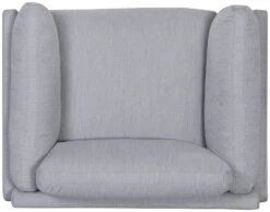 Habitat Salome Fabric Cuddle Chair - Light Grey -Chic Household Items 4333742 R Z006A