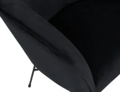Habitat Jax Velvet Accent Chair - Black 15 Habitat Jax Velvet Accent Chair - Black -Chic Household Items 4335135 R Z006A