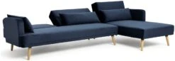 Habitat Andy Right Corner Velvet Clic Clac Sofa Bed - Navy 17 Habitat Andy Right Corner Velvet Clic Clac Sofa Bed - Navy -Chic Household Items 4461126 R Z002A