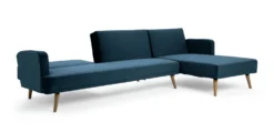 Habitat Andy Right Corner Velvet Clic Clac Sofa Bed - Navy 21 Habitat Andy Right Corner Velvet Clic Clac Sofa Bed - Navy -Chic Household Items 4461126 R Z006A
