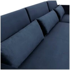Habitat Andy Right Corner Velvet Clic Clac Sofa Bed - Navy 23 Habitat Andy Right Corner Velvet Clic Clac Sofa Bed - Navy -Chic Household Items 4461126 R Z008A