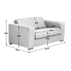 Argos Home Ava Small Fabric 2 Seater Sofa - Charcoal 13 Argos Home Ava Small Fabric 2 Seater Sofa - Charcoal -Chic Household Items 4509019 R Z020A