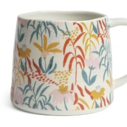 Habitat Floral Ripple Set Of 4 Mugs -Chic Household Items 4544421 R Z003A