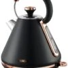 Tower T10044RG Cavaletto Kettle - Black